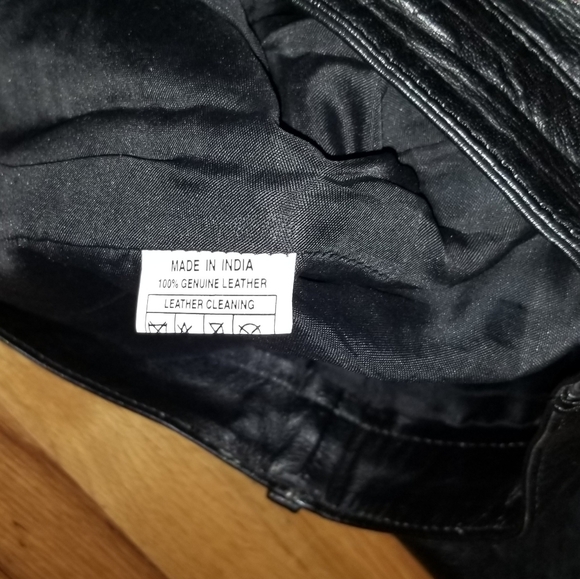 Vintage Leather (Levi's ?) Unisex Pants - Picture 9 of 16